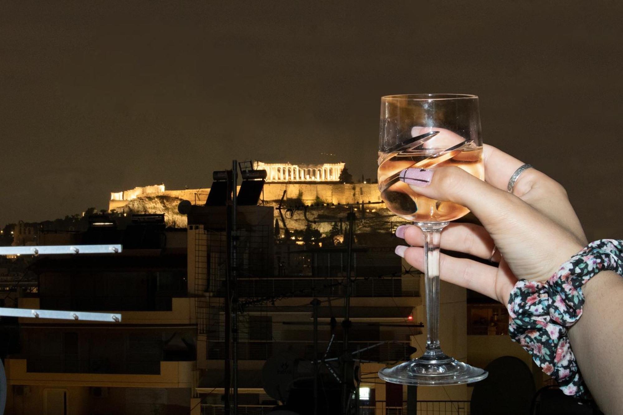 雅典Acropolis Rooftop View, 200M From Neos Kosmos Metro Station公寓 外观 照片